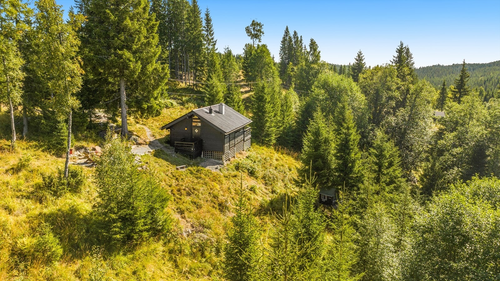 Lekker arkitektur som passer perfekt inn i terrenget. Galleribilde