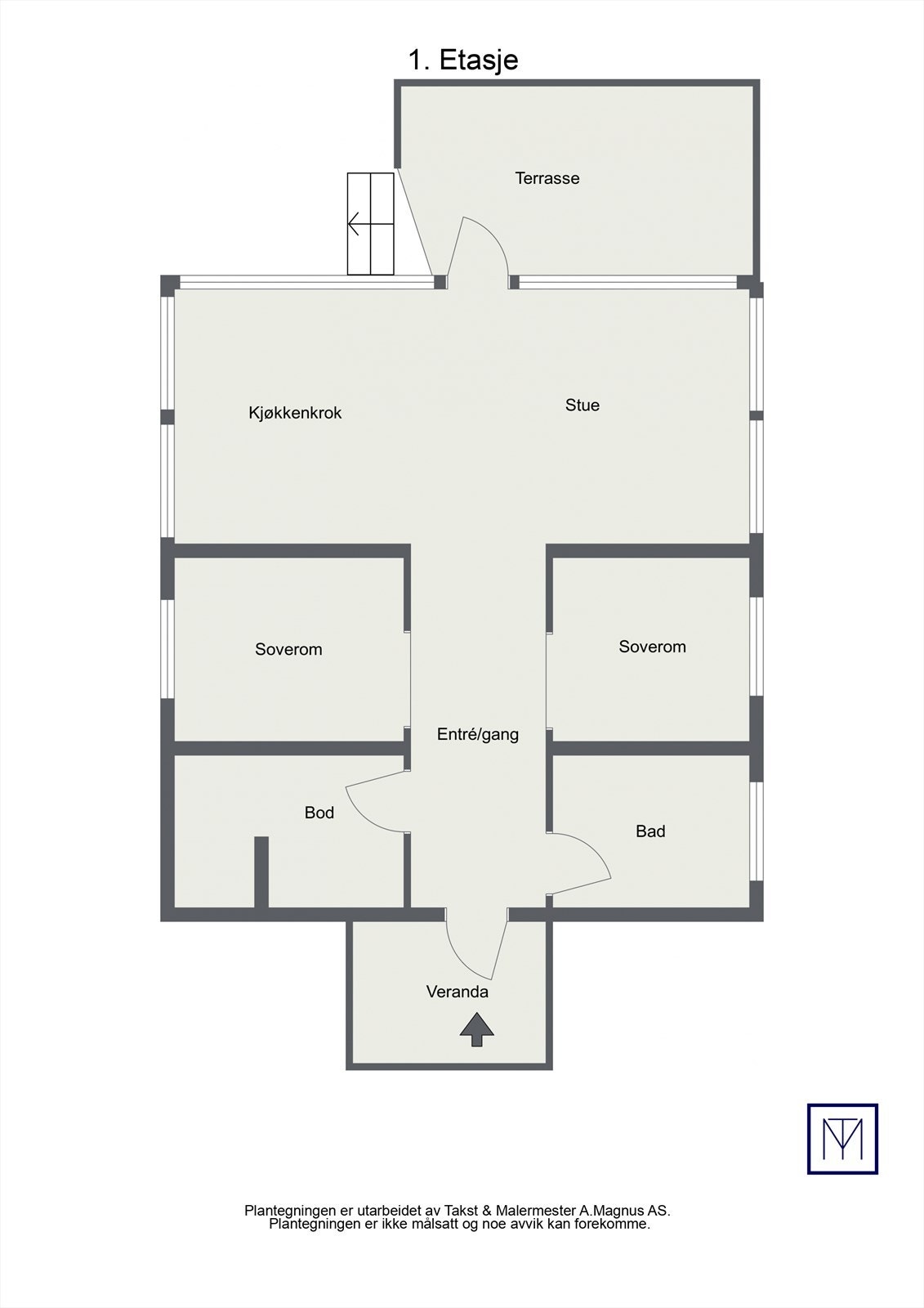 Plantegning. Galleribilde