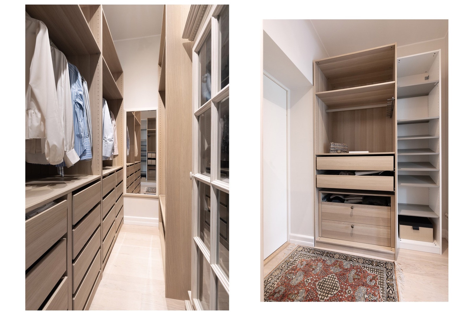 Walk-in-closet tilknyttet hovedsoverommet. Galleribilde