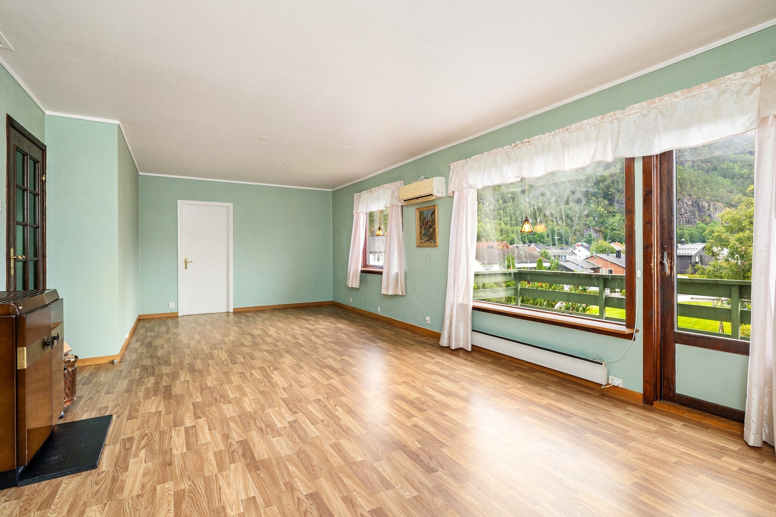 Verandaen er målt til 4 m² Galleribilde