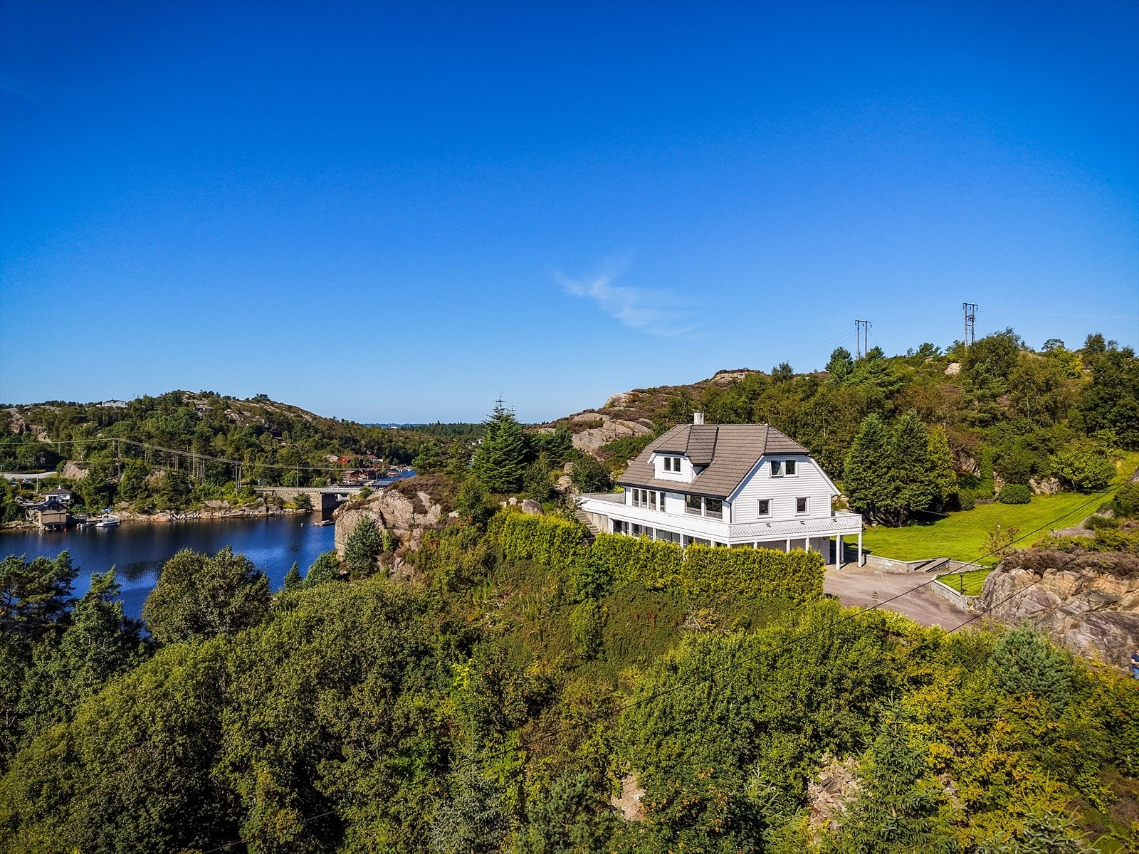 Idyllisk beliggenhet Galleribilde