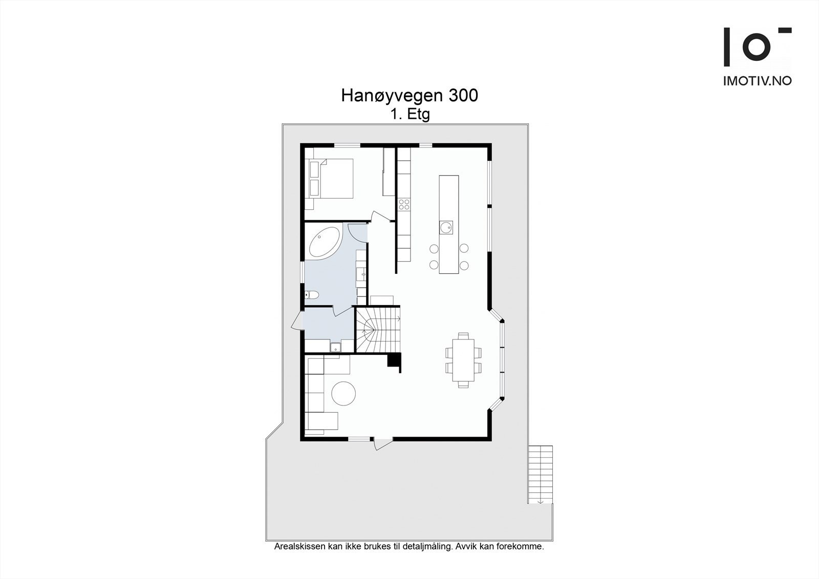 Plantegning 1. etasje Galleribilde