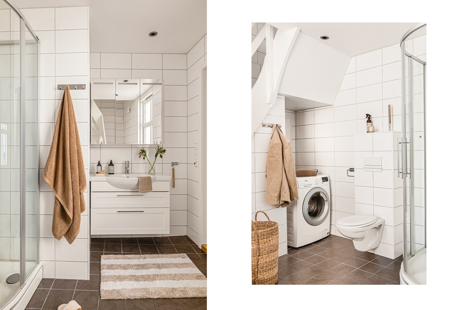 - Badet er romslig med et areal på ca. 8,5 m² og ble pusset opp i 2012 - Galleribilde