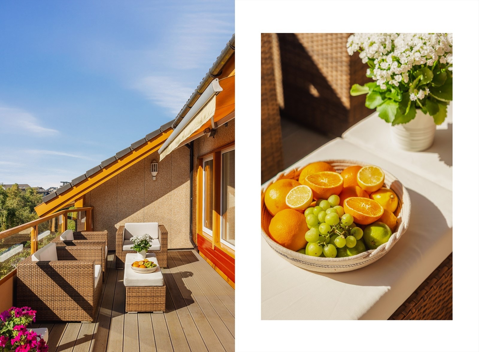 - Selger opplyser om gode solforhold på balkongen, med sol fra ca. kl. 11 til kl. 19 sommerstid - Galleribilde