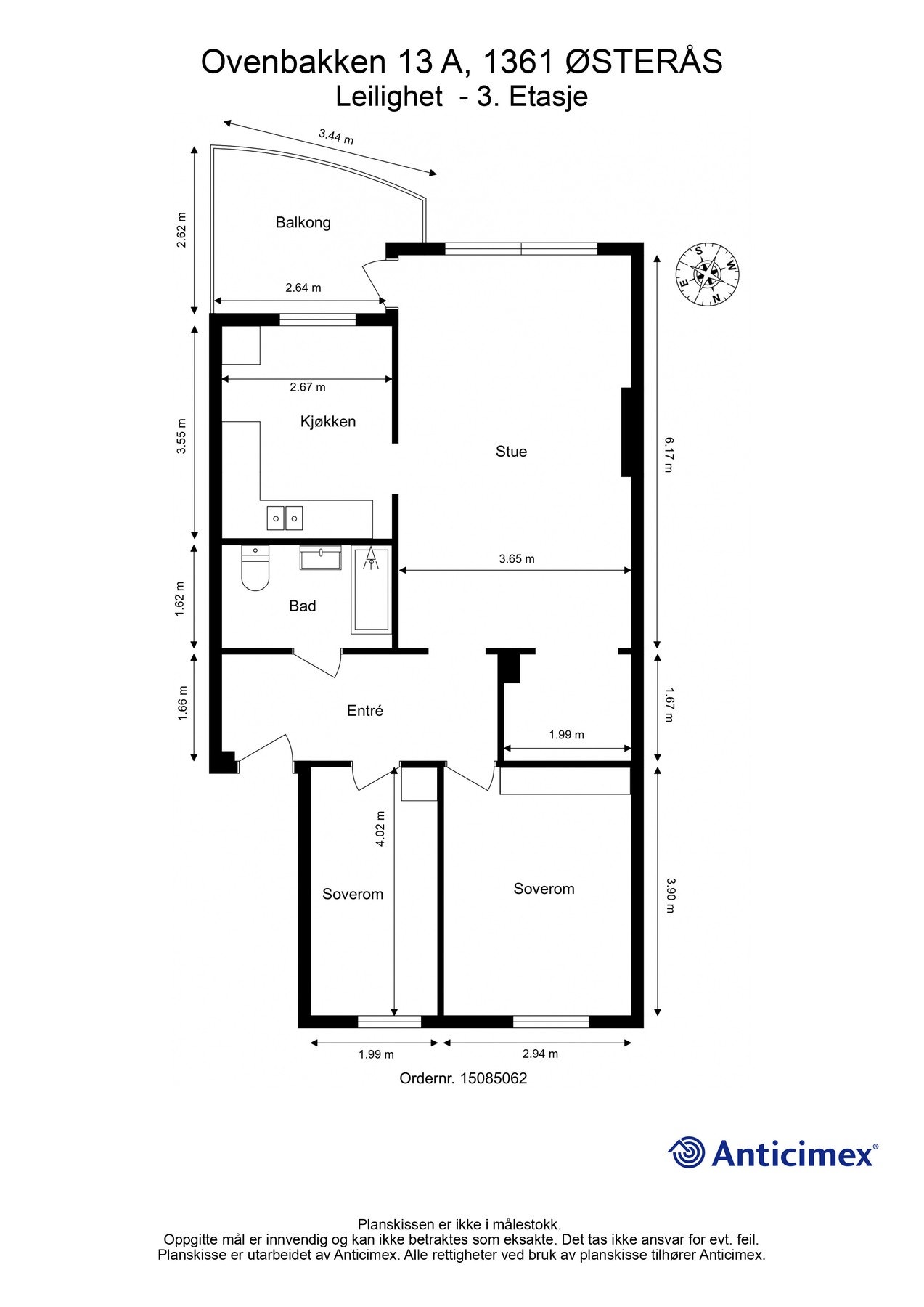 Plantegning Galleribilde