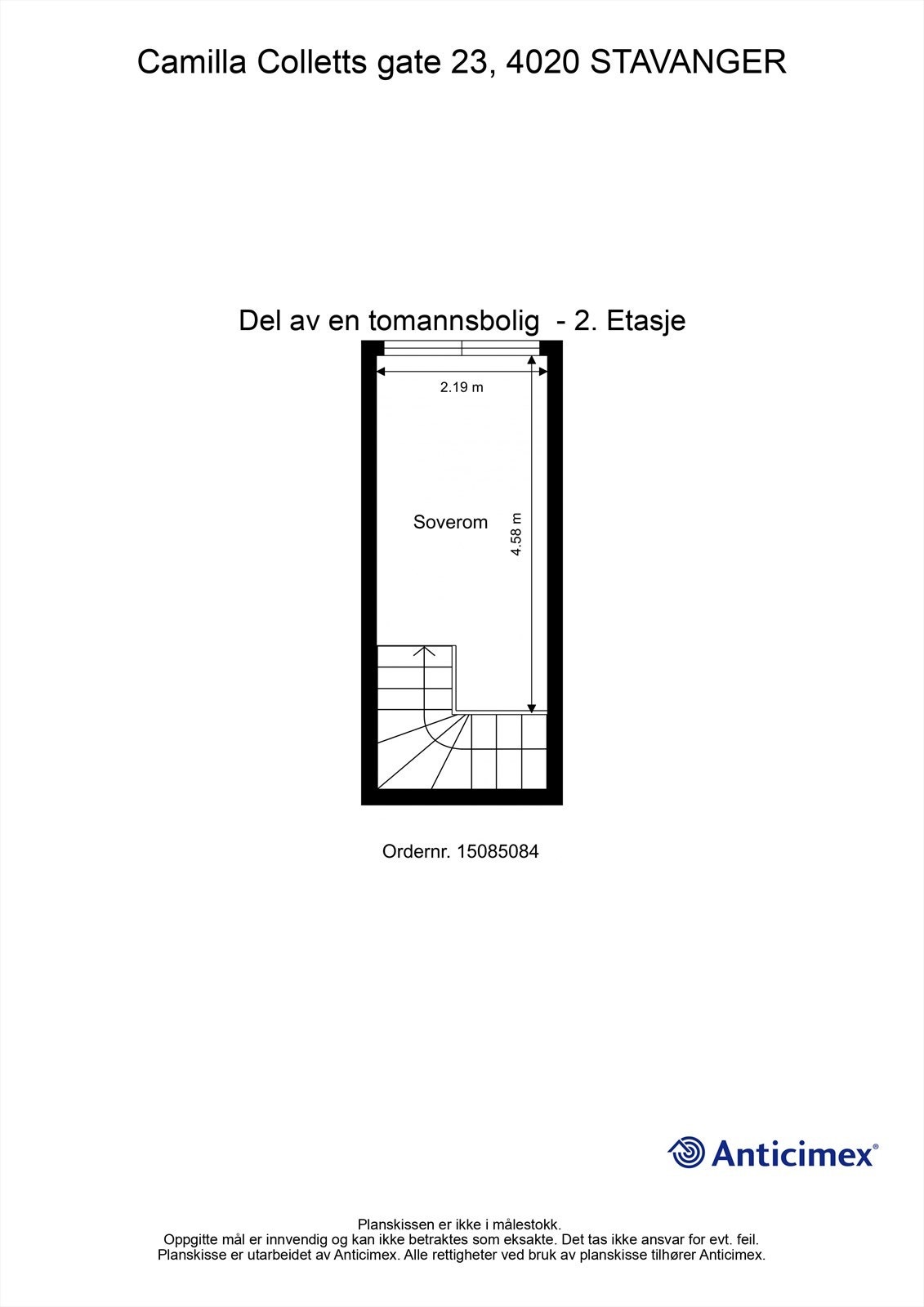 Plantegning 2.etg. Galleribilde