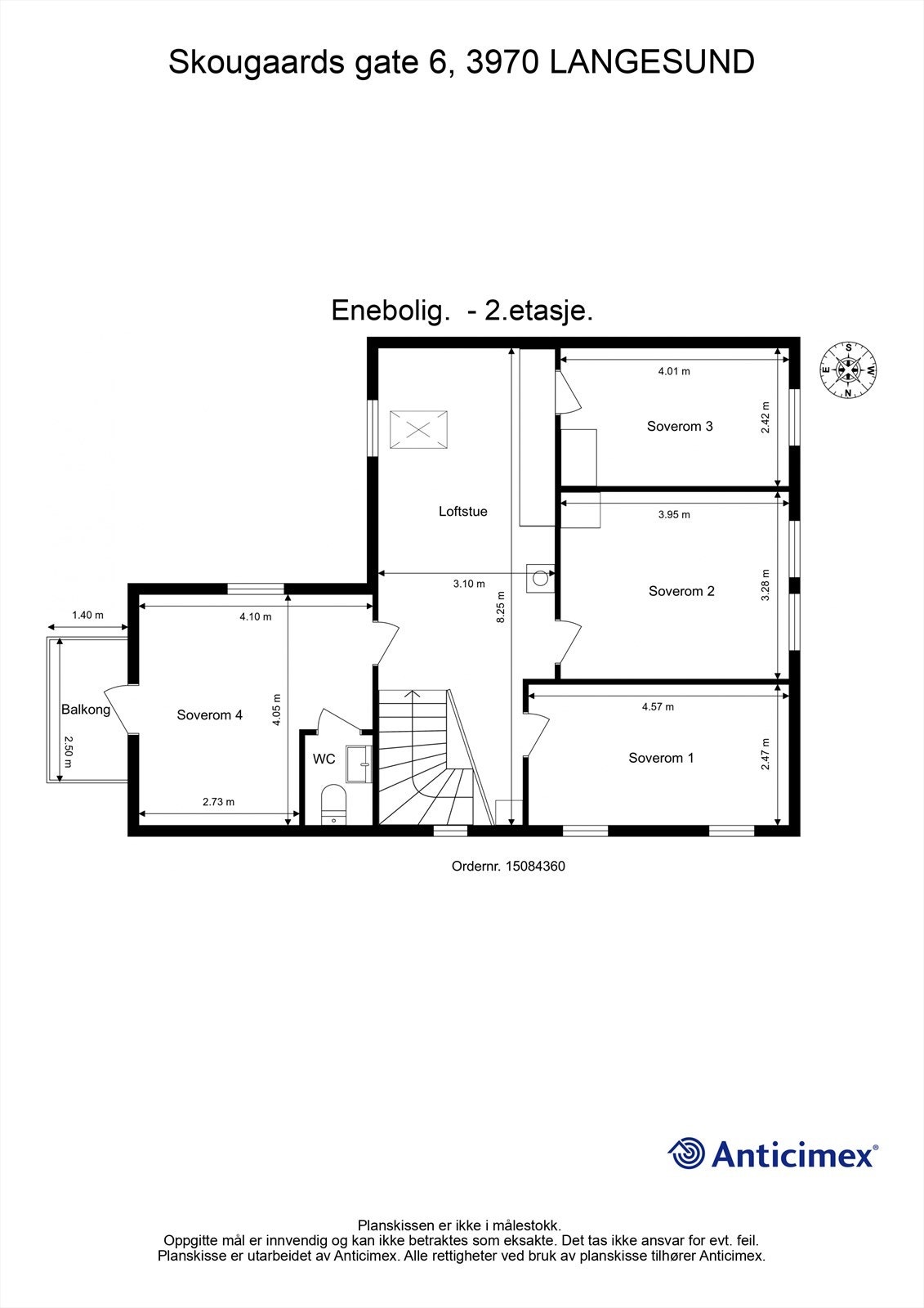 Plantegning 2. etasje Galleribilde