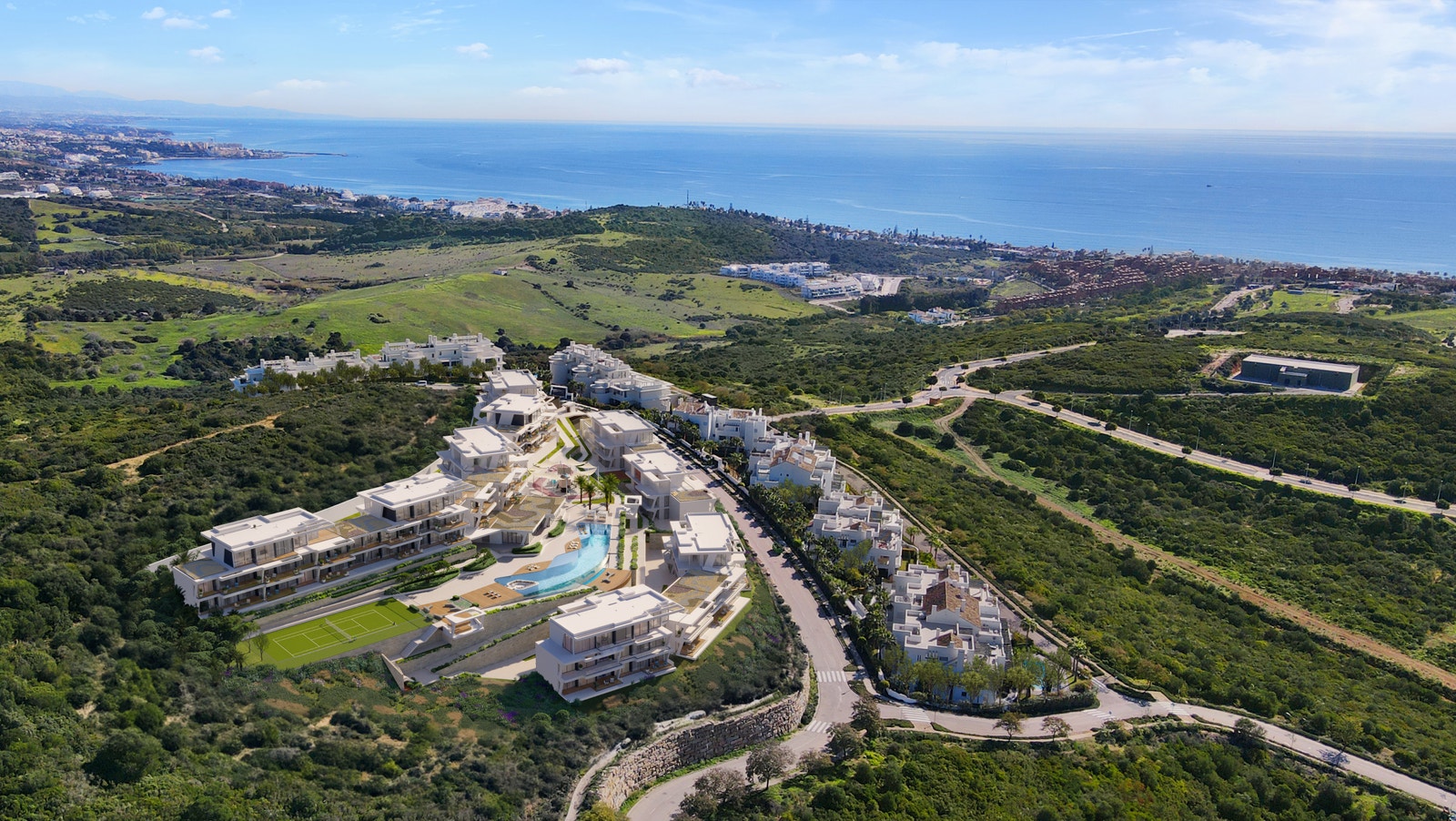 Med utsikt mot Estepona. Galleribilde