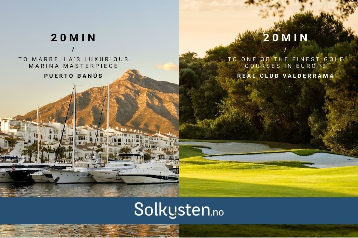 Kun 20 minutter til Puerto Banus og Real Club Valderrama. Galleribilde