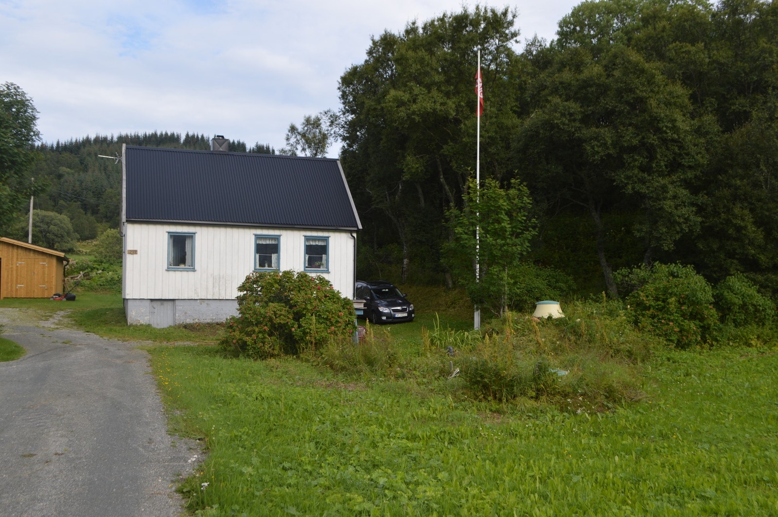 Boligen er oppført på betonggrunnmur med stripefundamenter. (Privat bilde) Galleribilde
