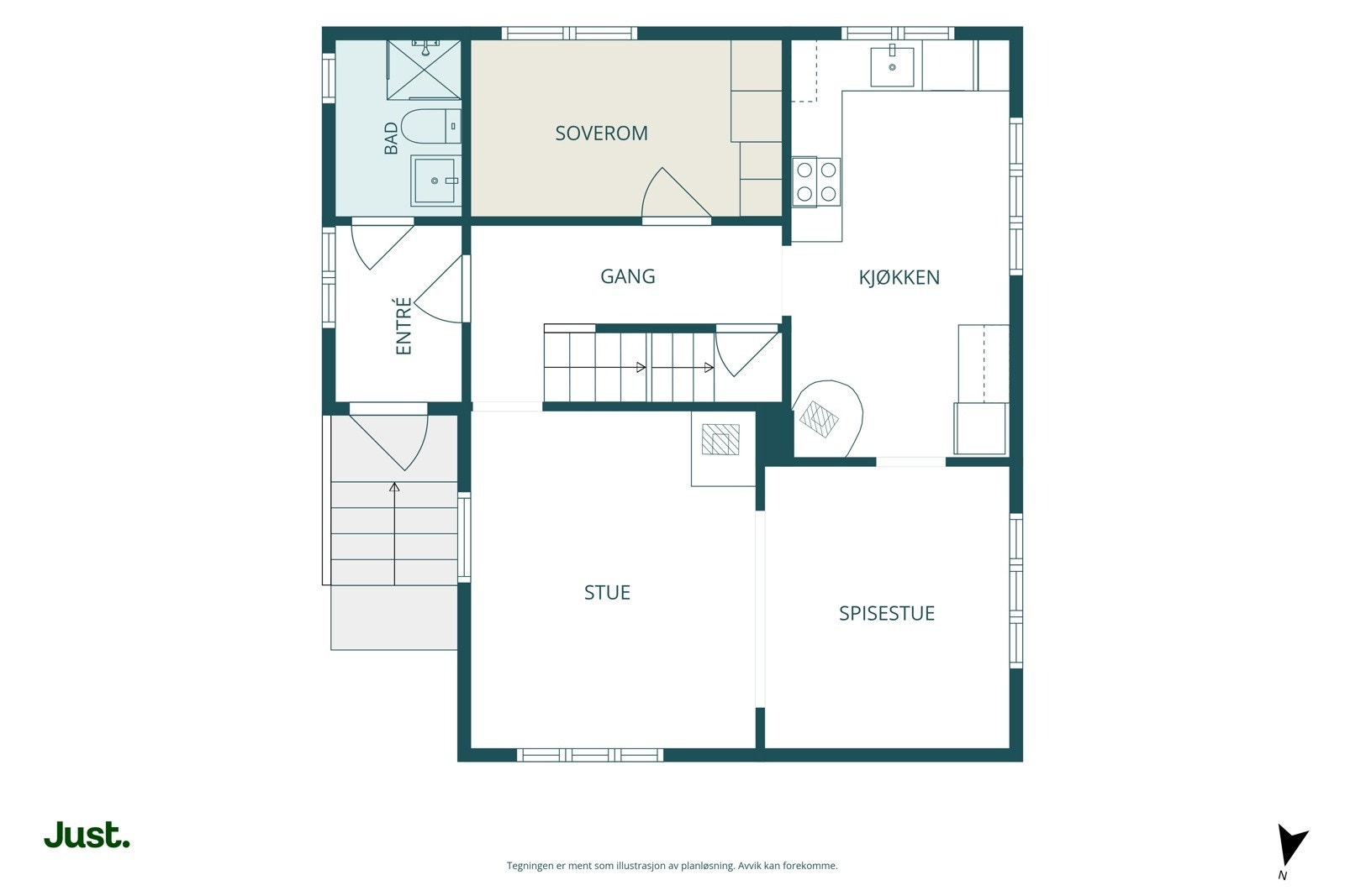 Planskisse hovedplan.