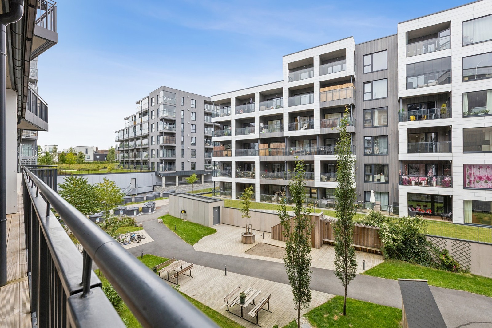 Her bor du i det populære og moderne boligområdet Vestbyen! Galleribilde