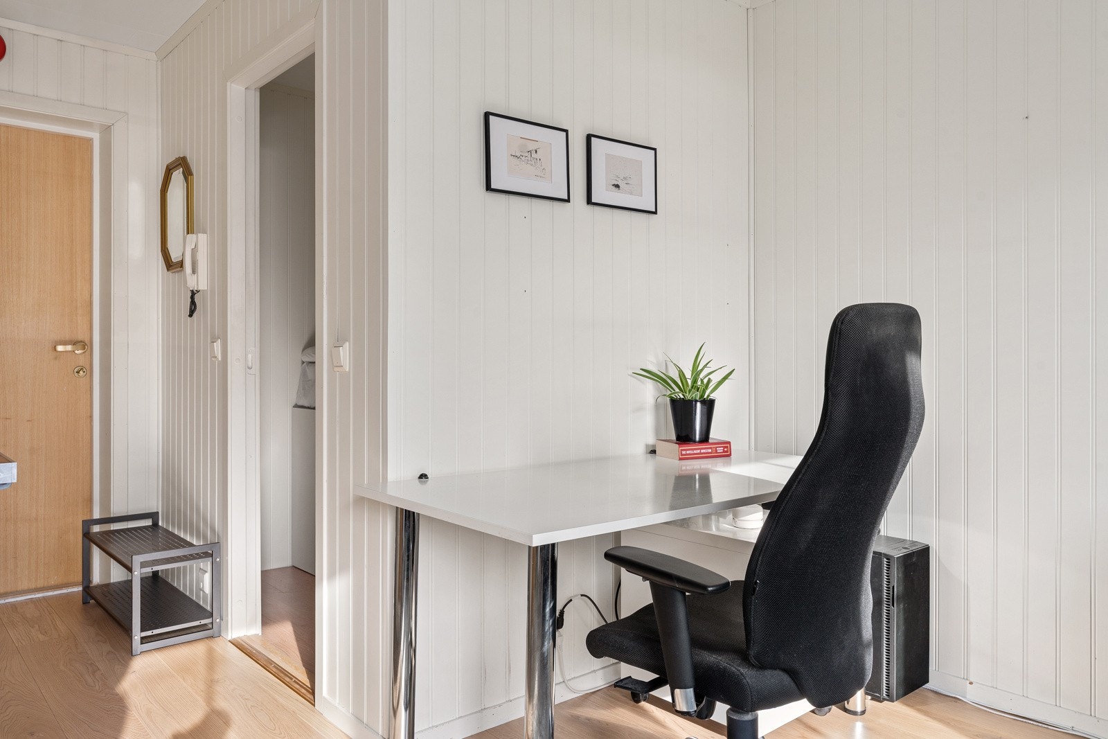 Rommet utforming gir flere muligheter til innredning.