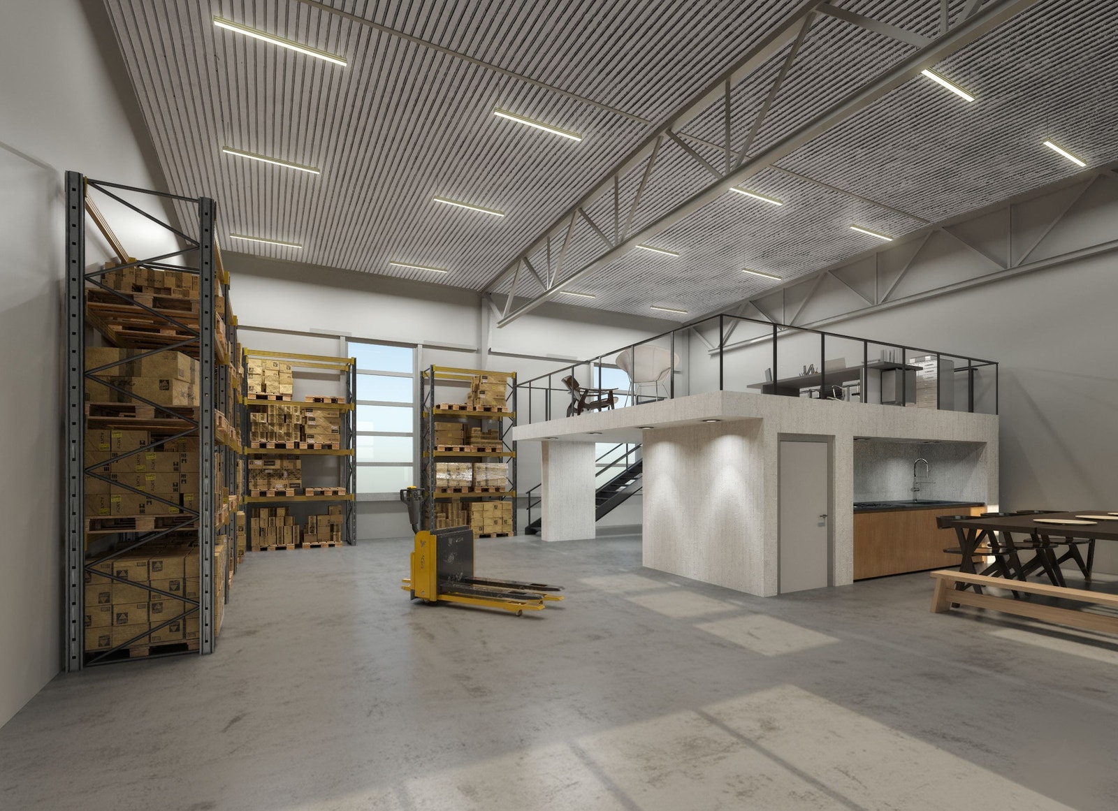 Illustrasjon av mulig lokale - 180 kvm Galleribilde