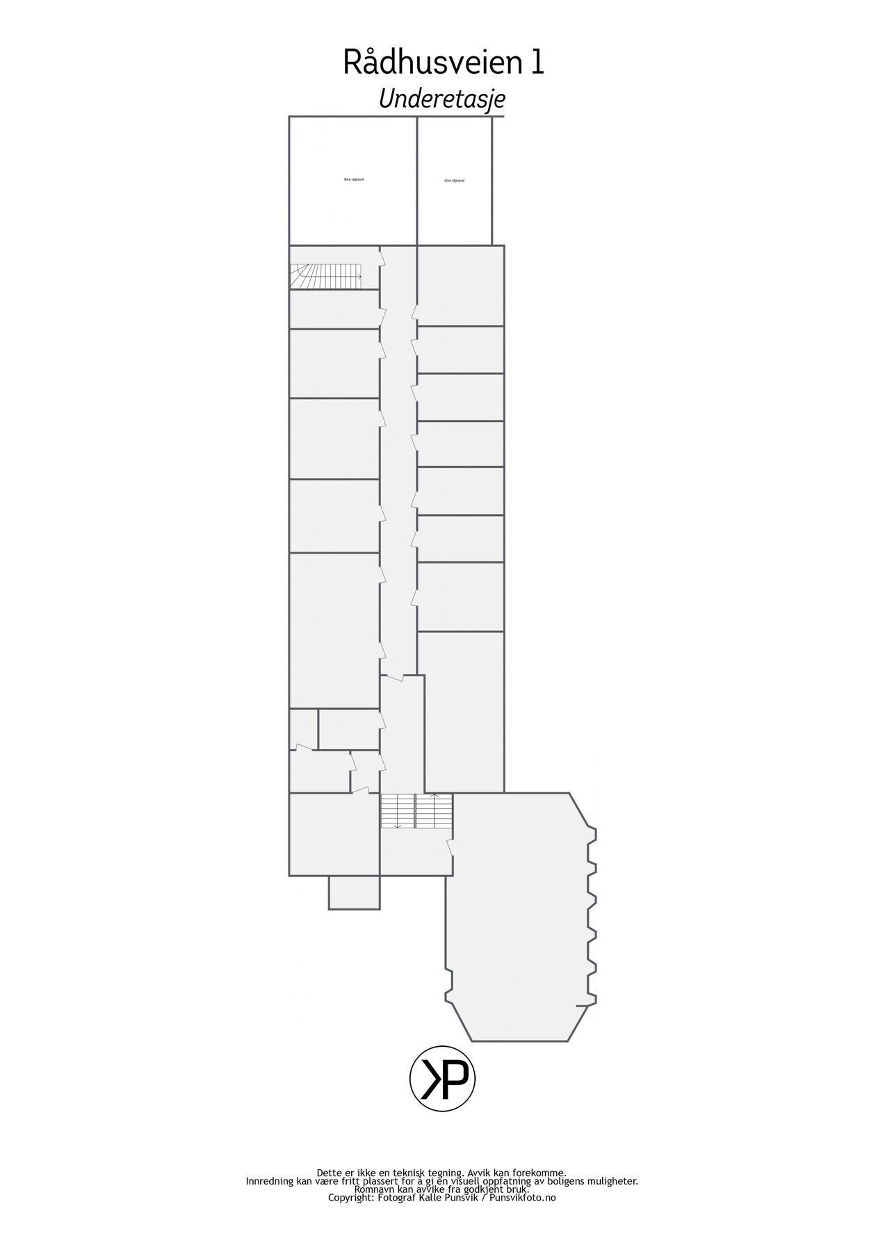 Plantegning Rådhusveien 1 - 2D - Underetasje Galleribilde
