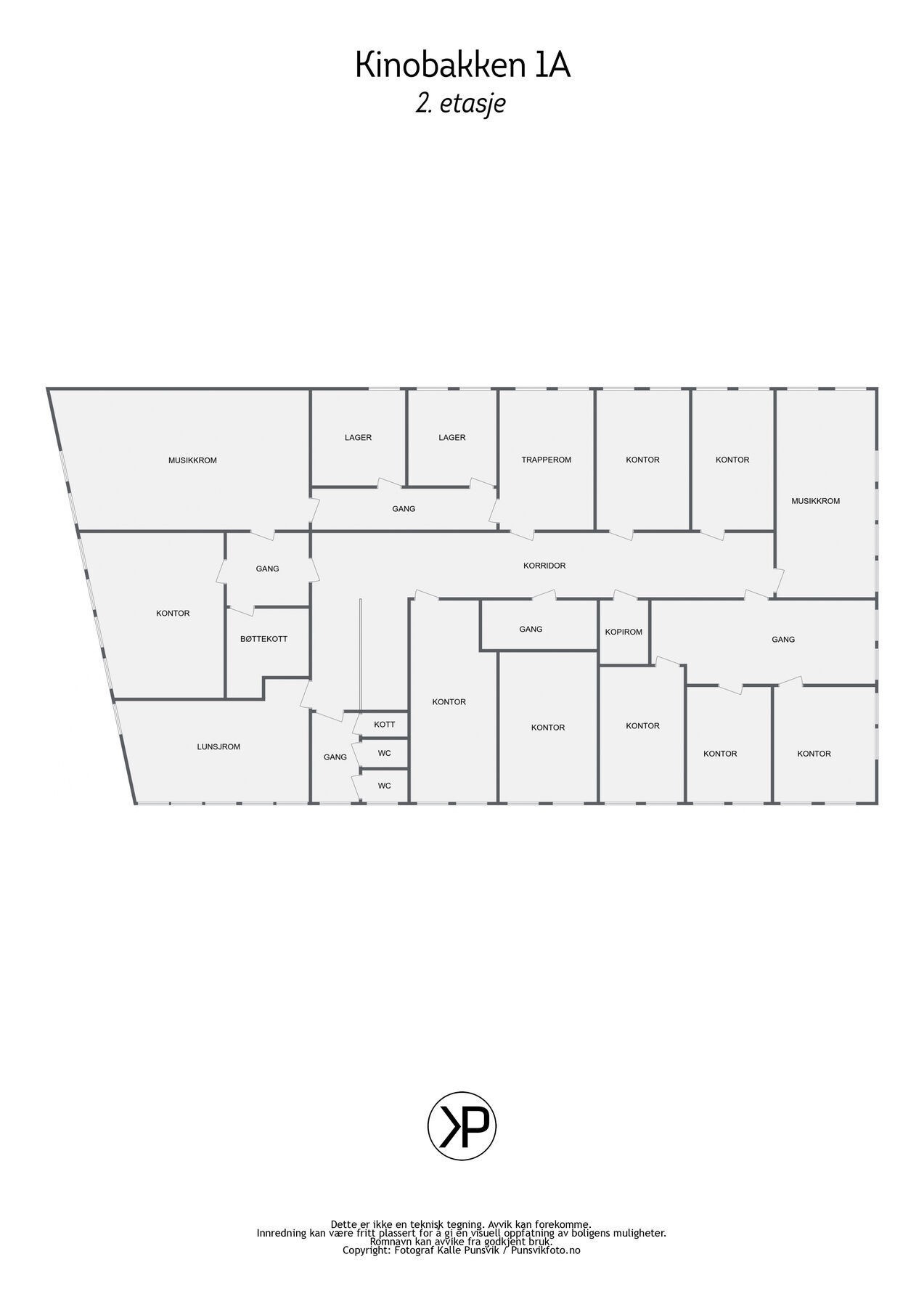 Plantegning Kinobakken 1A - 2D - 2etasje Galleribilde