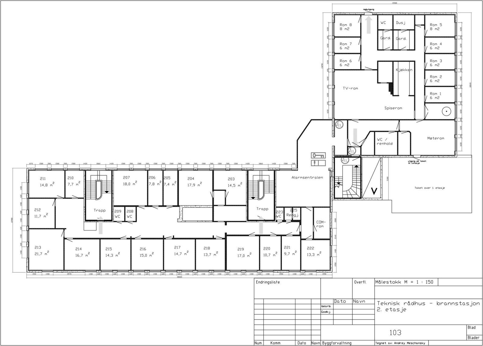 Plantegning Brannbakken - 2 etasje Galleribilde