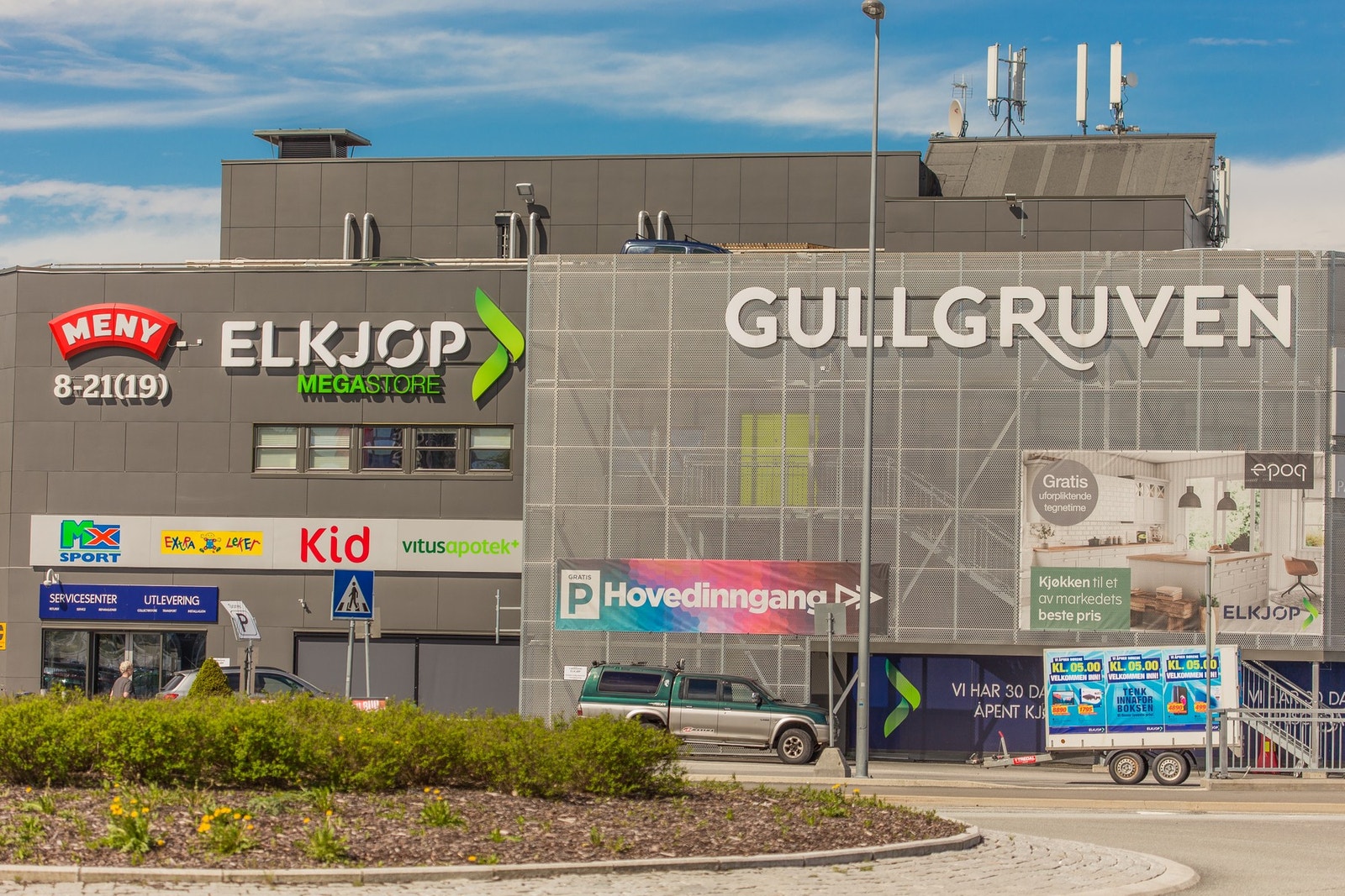 Gullgruven ligger også innenfor gang-/sykkelavstand Galleribilde