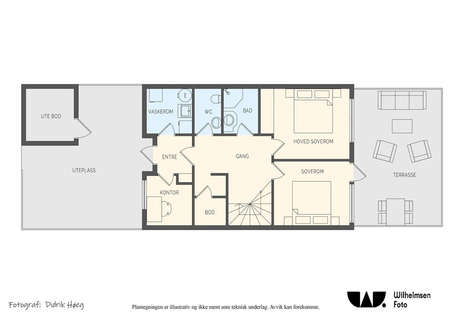 Plantegning 1.etasje Galleribilde