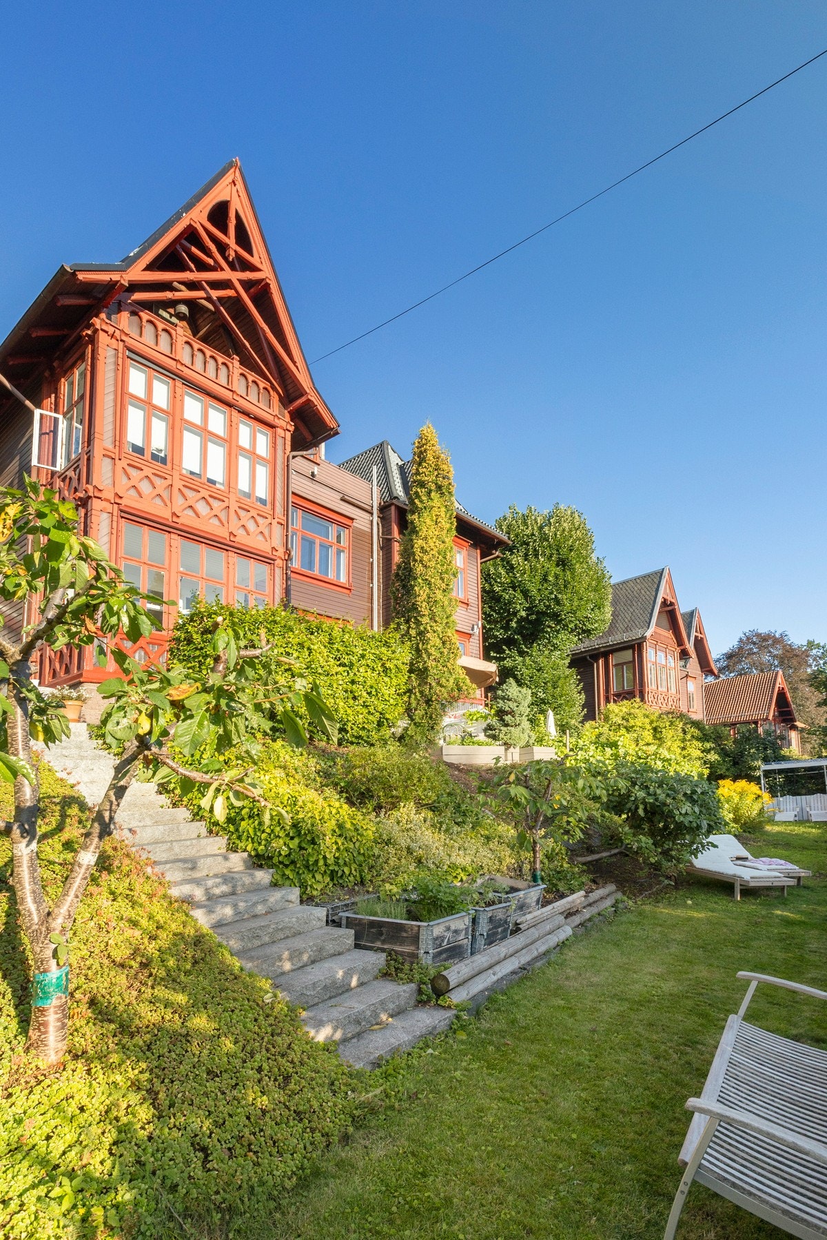 Nedre platå i hagen. Galleribilde