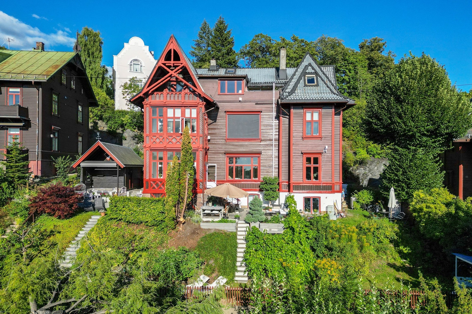 En fantastisk beliggenhet i åsen under Gimletoppen. Galleribilde