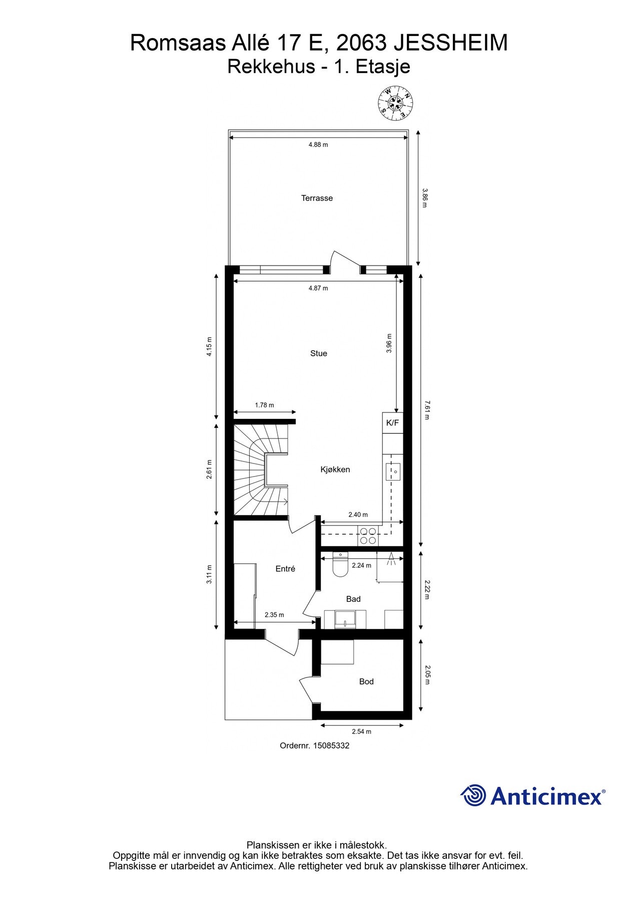 Plantegning 1.etasje. Galleribilde