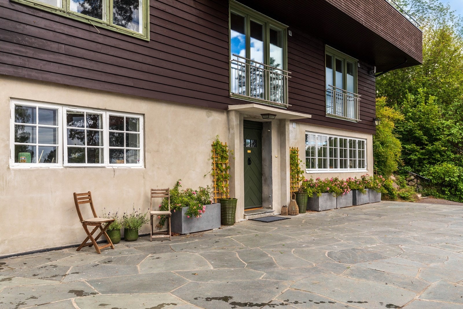 Fornyelsen av huset har siktet på å ivareta husets originale stil kombinert med moderne komfort. Galleribilde