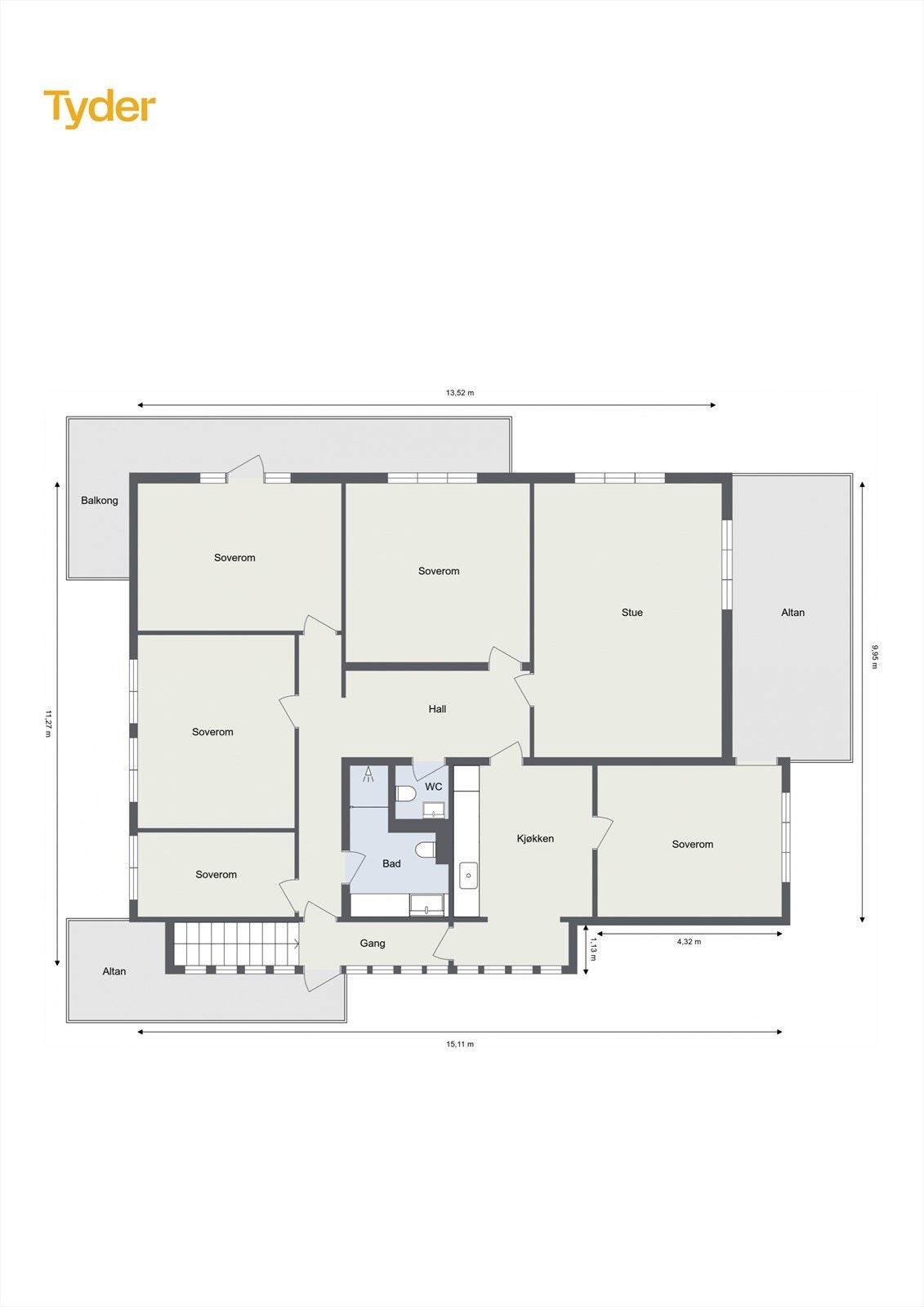 Plantegning 2. Etasje Galleribilde