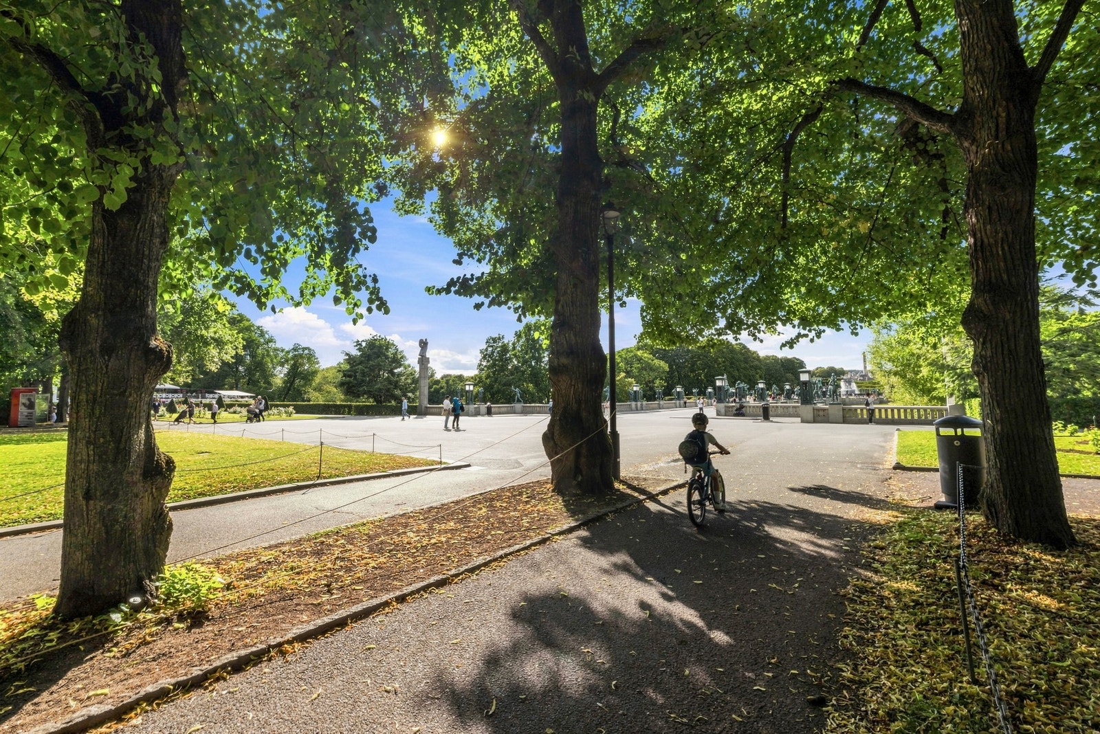 Det er mange flotte grøntområder i nærheten. Galleribilde
