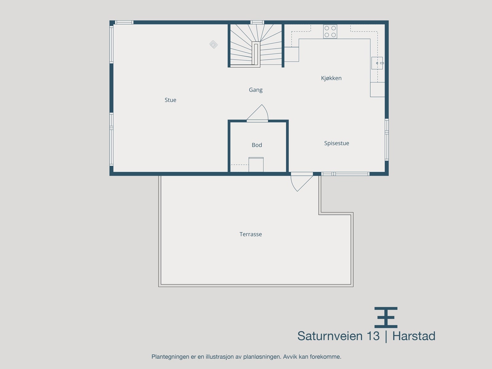 Plantegning 2. etasje Galleribilde