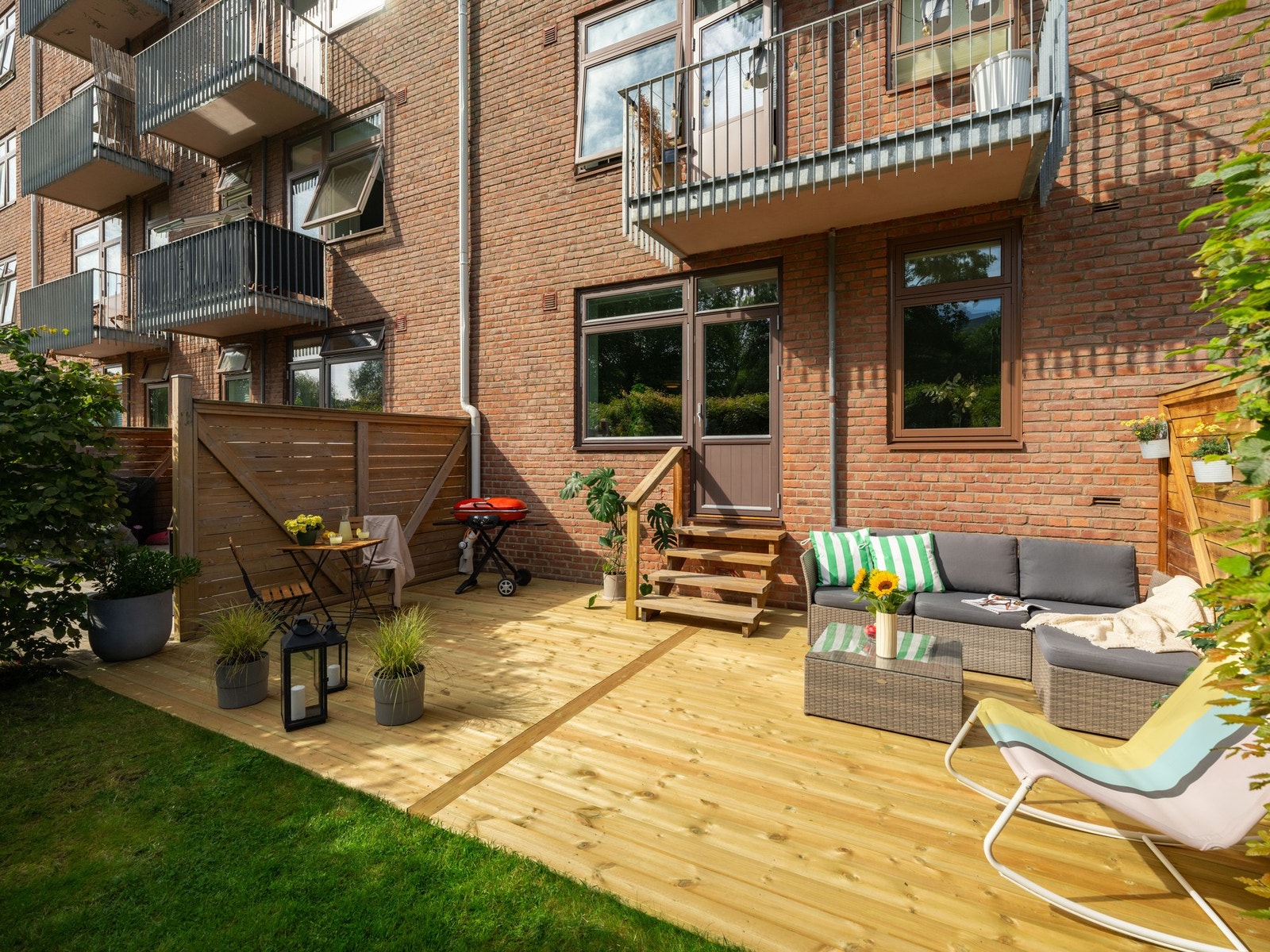 En ordentlig fin samleplass til venner og familie gjennom sommerhalvåret. Galleribilde