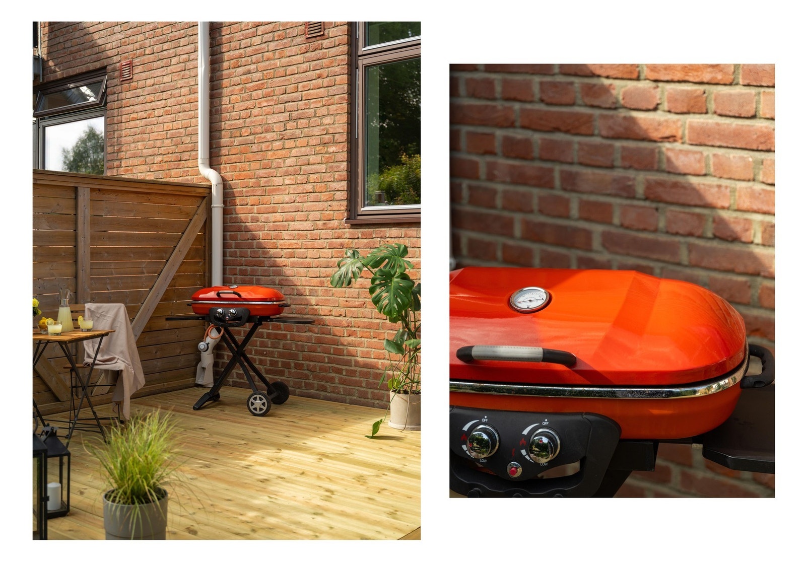 Det er tillatt å grille med elektrisk eller gassgrill. Galleribilde