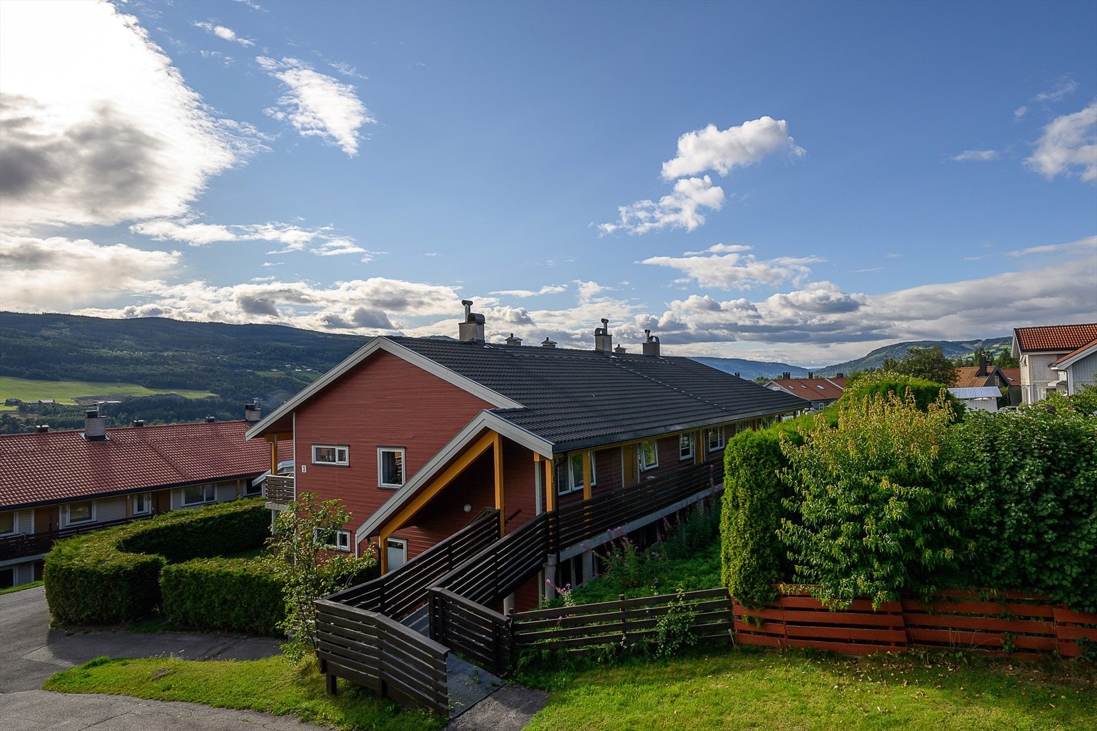 Leiligheten har adkomst fra svalgang via trapp eller rampe Galleribilde