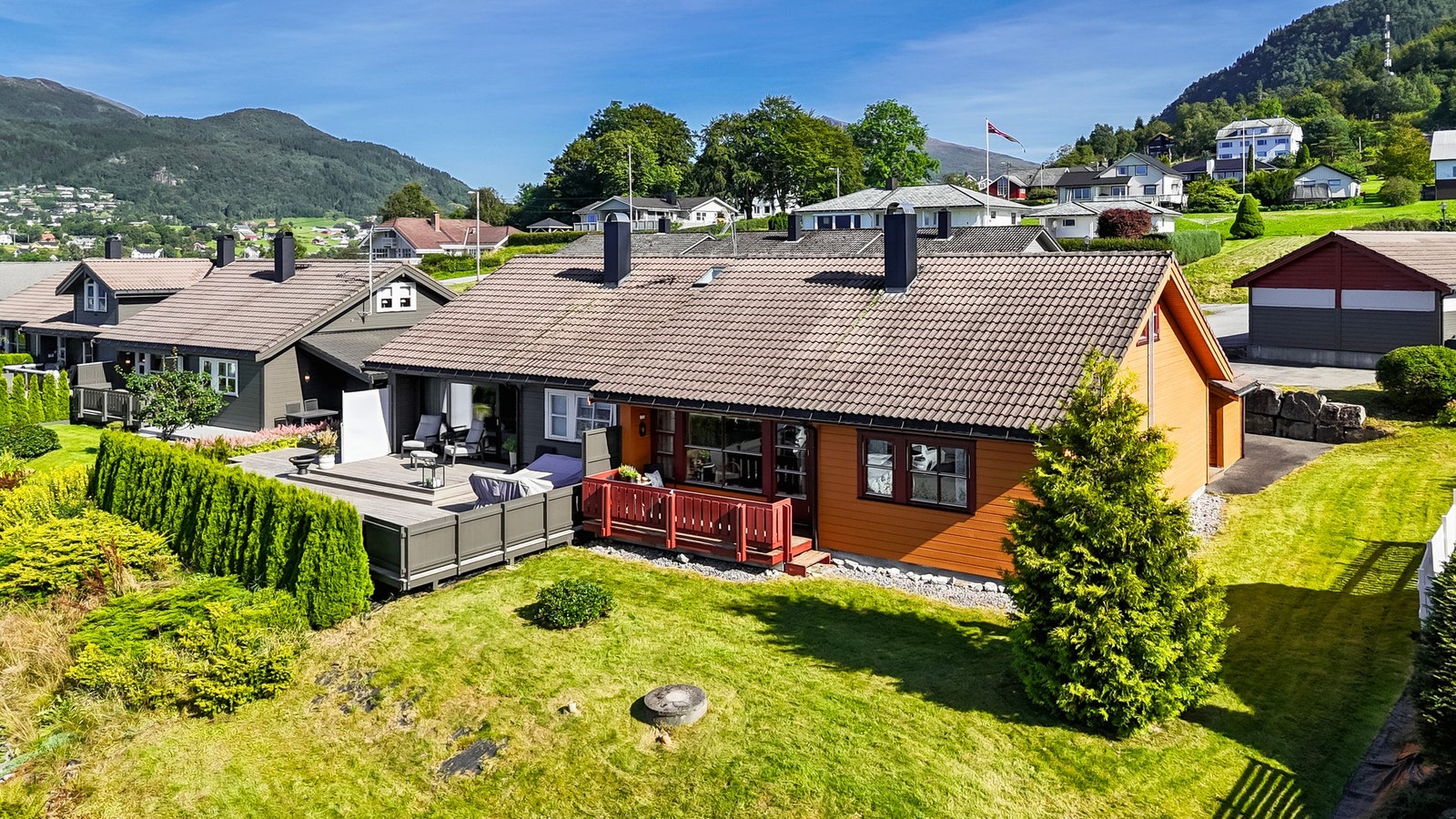 Dronefoto. Galleribilde