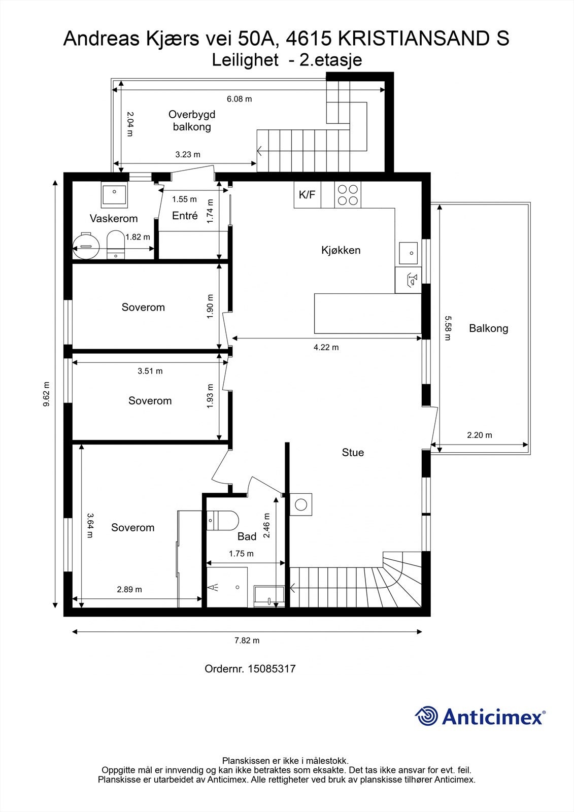 Plantegning -2. etg Galleribilde