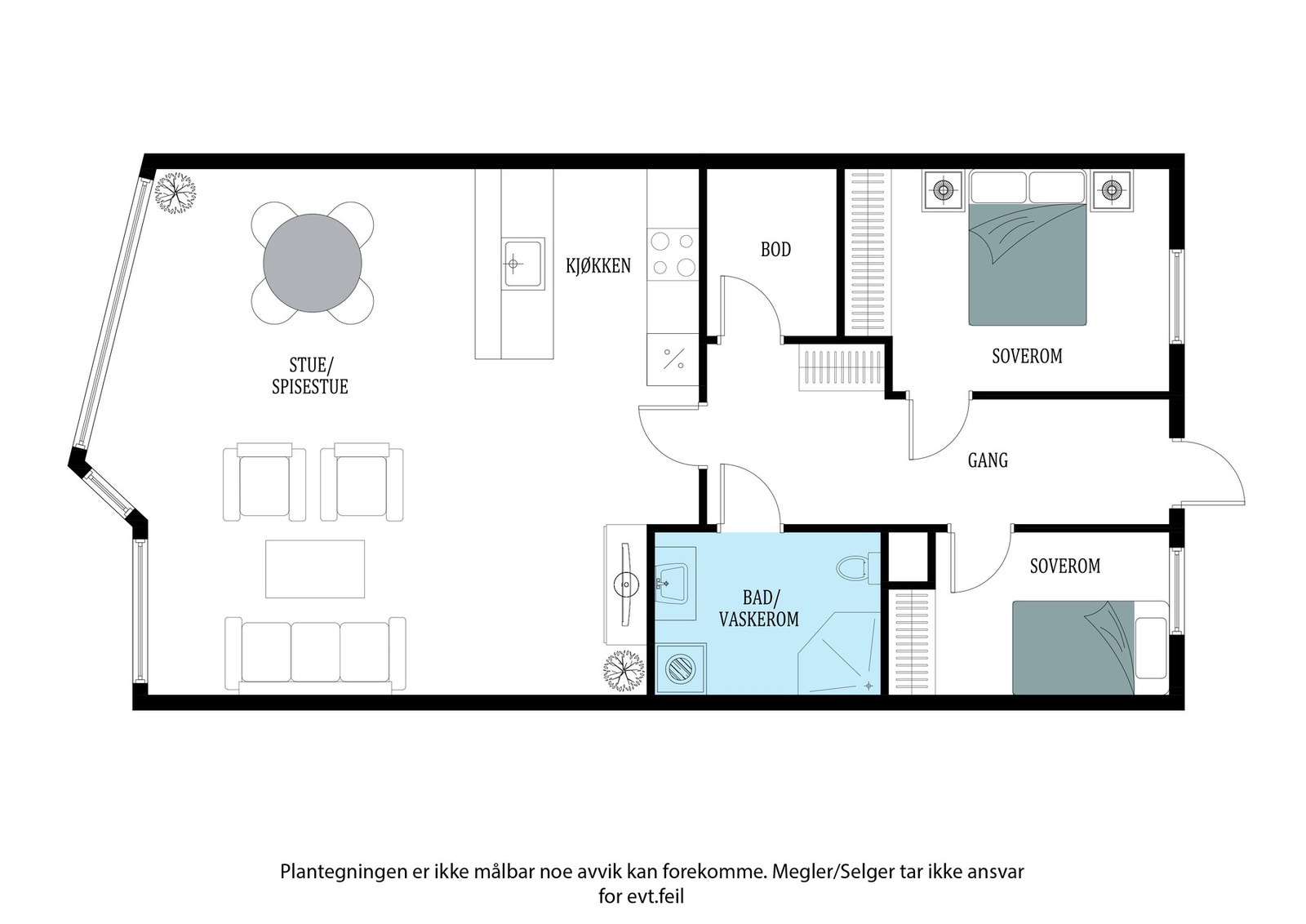 Plantegning Galleribilde