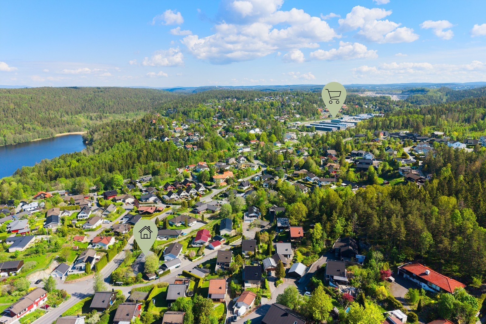Det er kort avstand til Alti kjøpesenter, Pollevannet og Breivoll badeplass Galleribilde