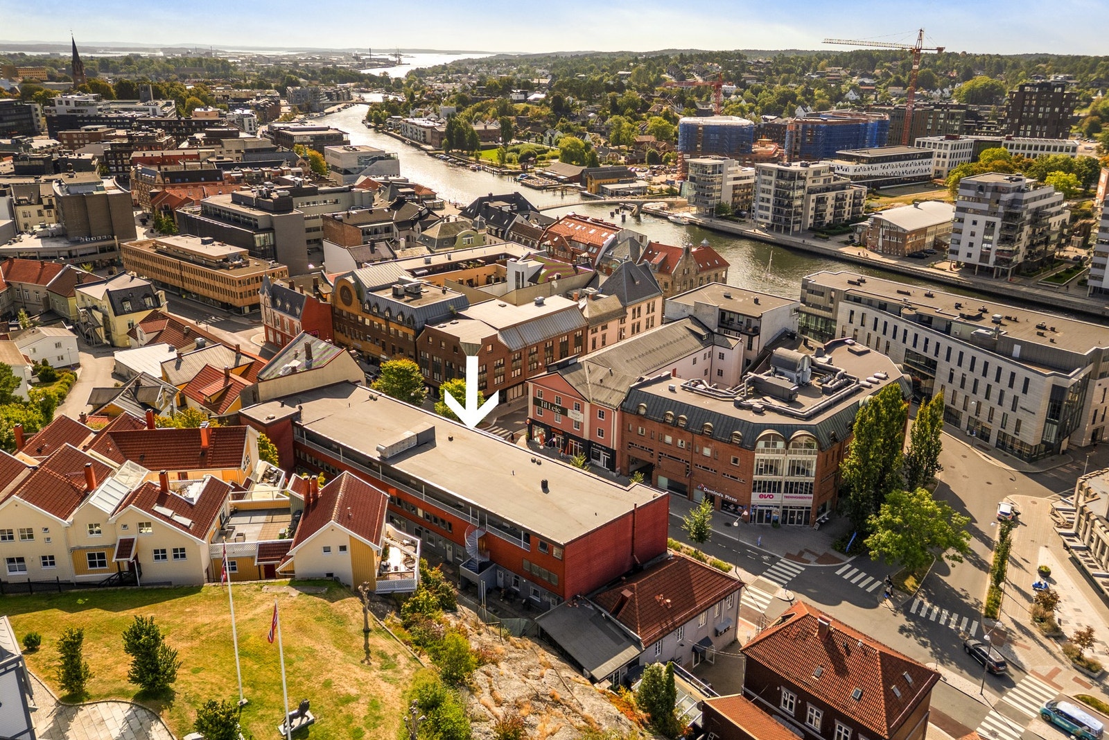 Nærhet til alt Fredrikstad sentrum har å by på Galleribilde
