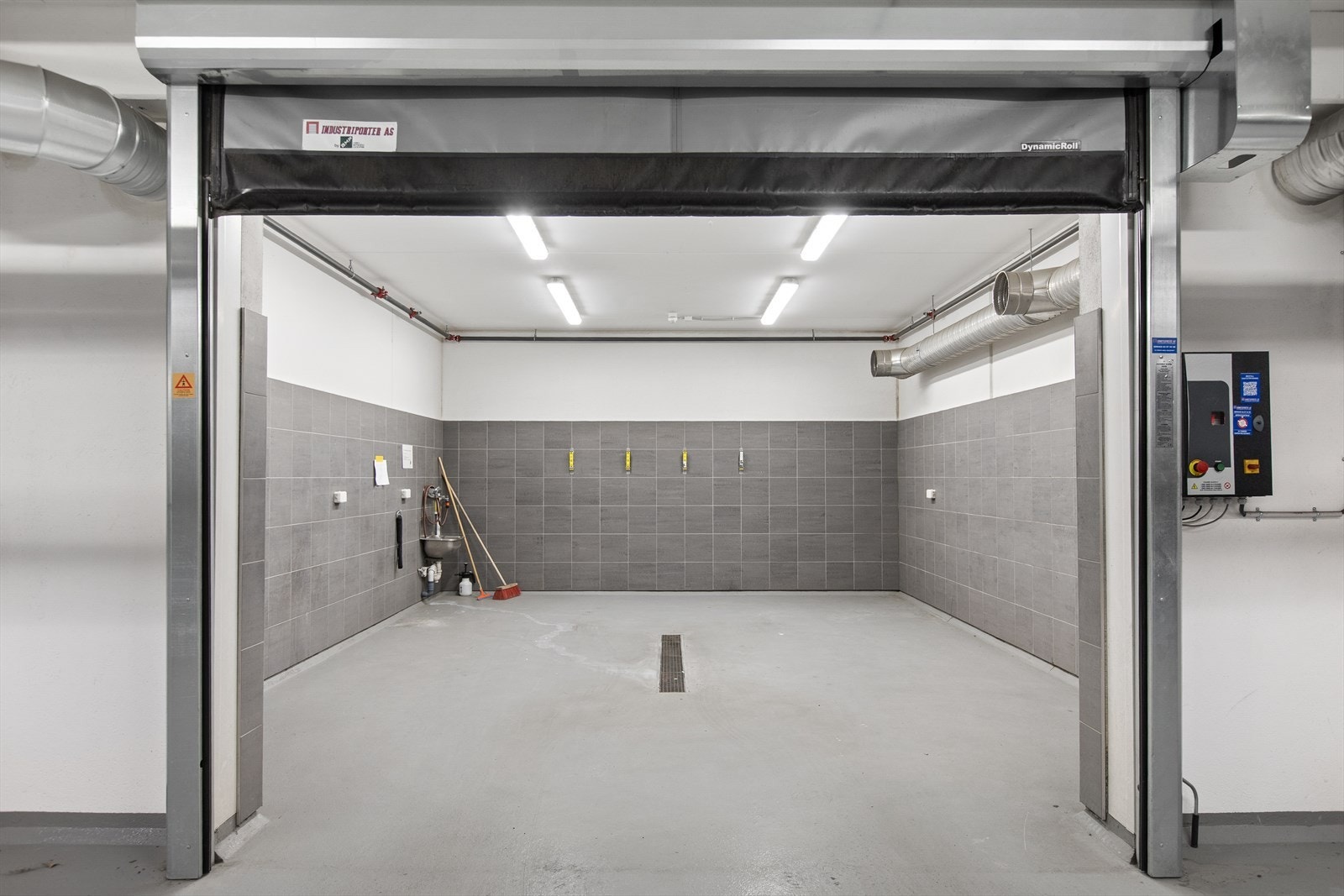 Egen vaskehall for beboerne. Galleribilde
