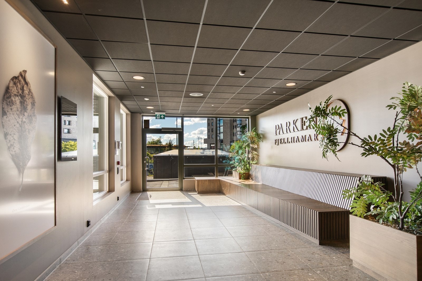 Innbydende inngangsparti. Galleribilde