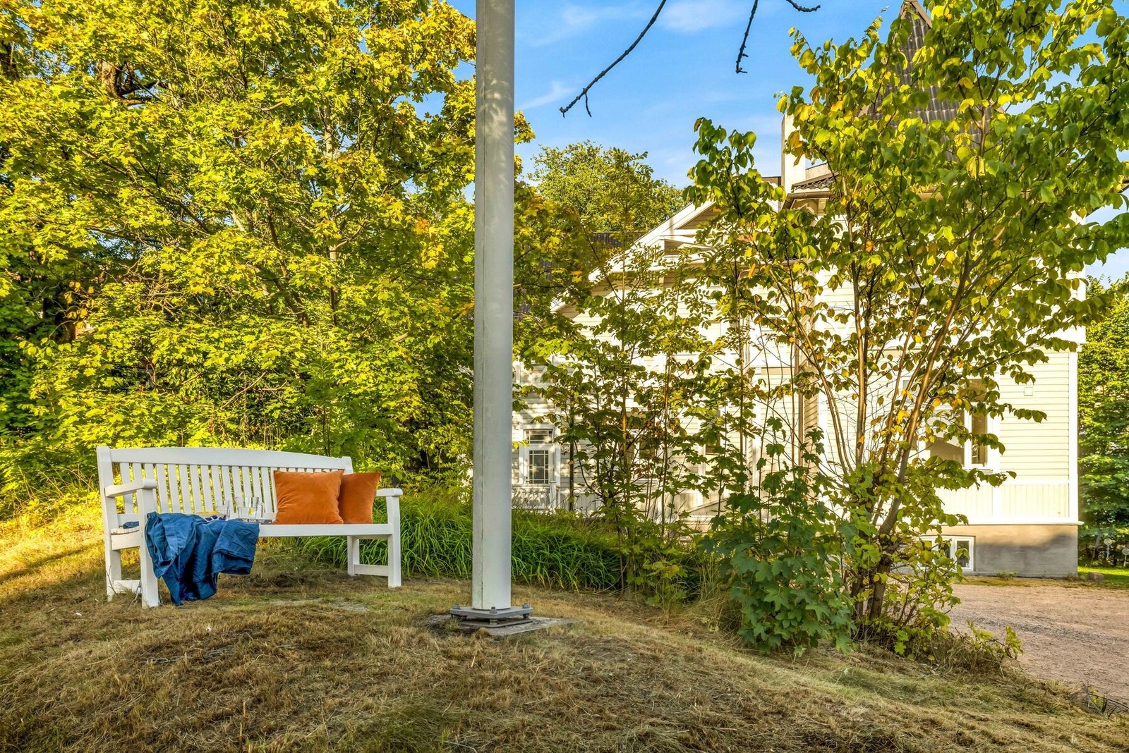 uteområdene har flere soner som kan benyttes av beboerne. Galleribilde