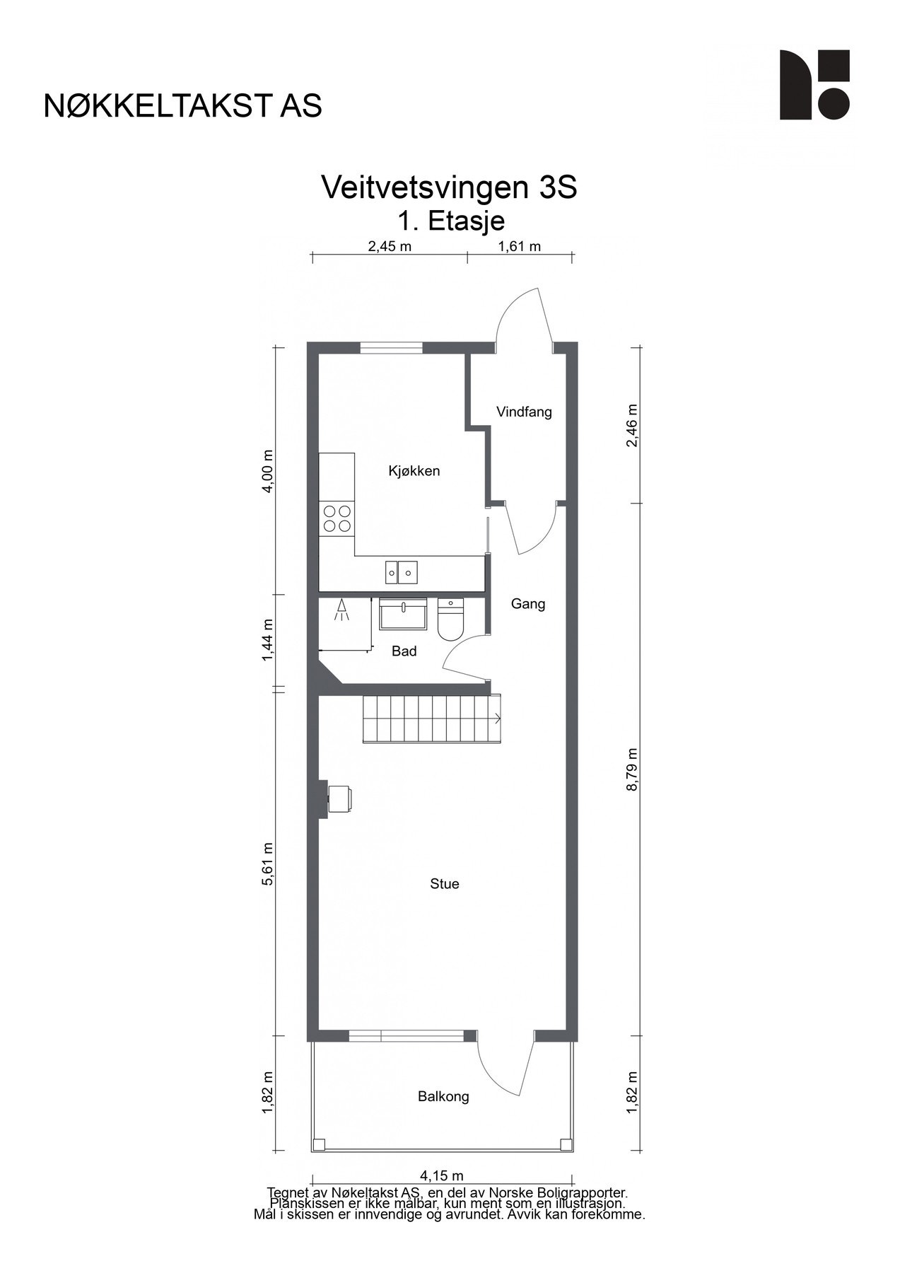 Planløsning 1. etasje. Galleribilde