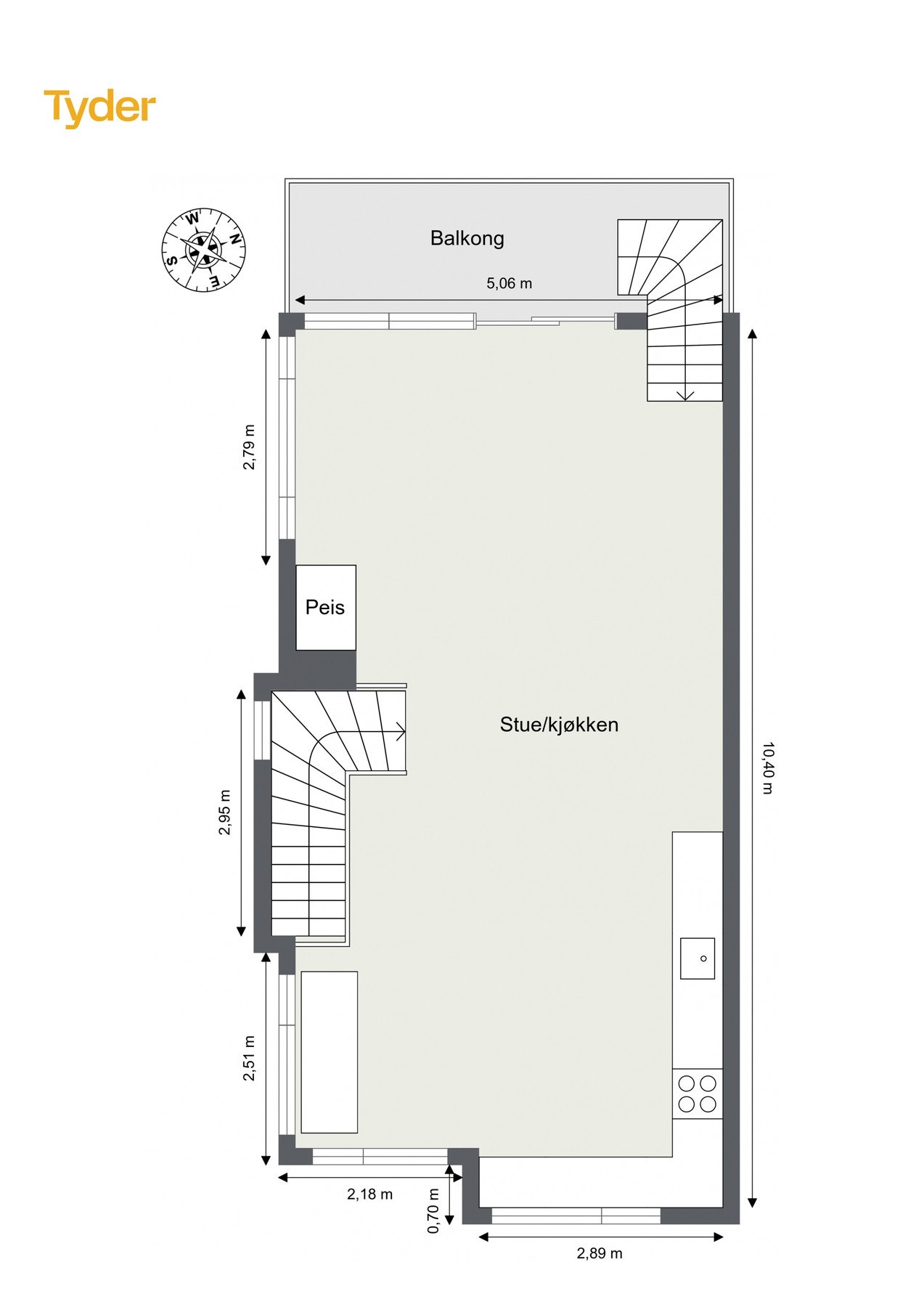Plantegning 2. etasje. Galleribilde