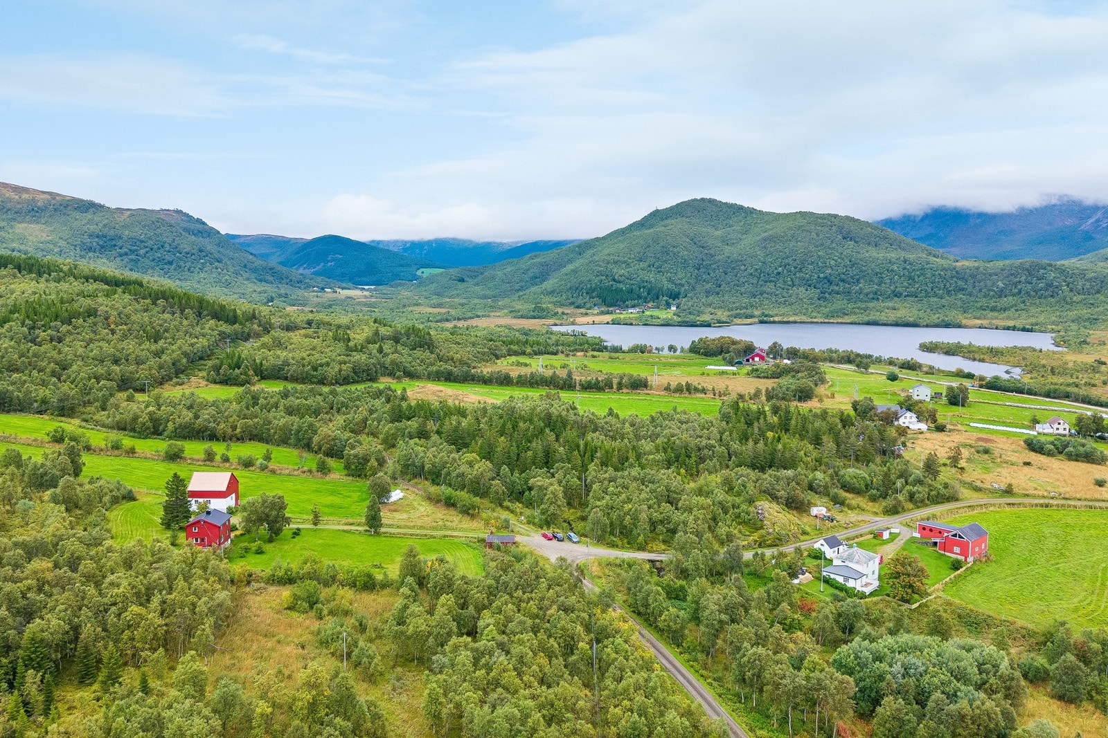 Nærområdet byr på flotte turmuligheter i skog og mark. Galleribilde
