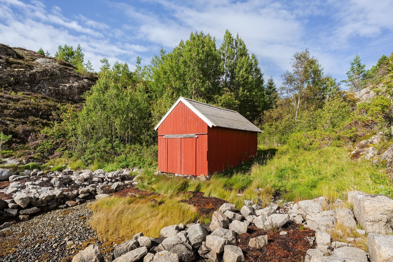 Naustet gir en naturlig tilknytning til sjøen Galleribilde