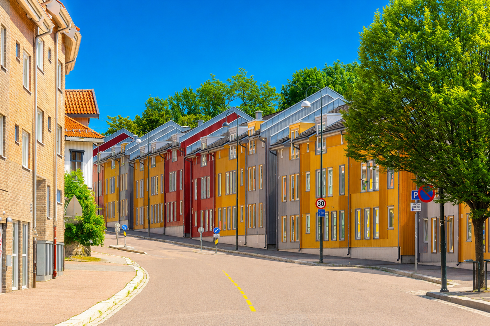 Karakteristiske gater på Vålerenga! (redigert med AI) Galleribilde