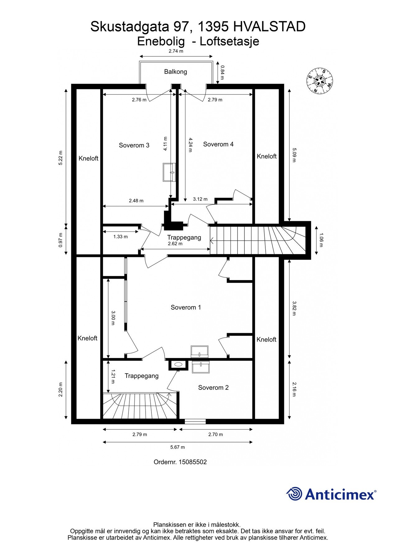 Plantegningen - 2. etasje. Galleribilde