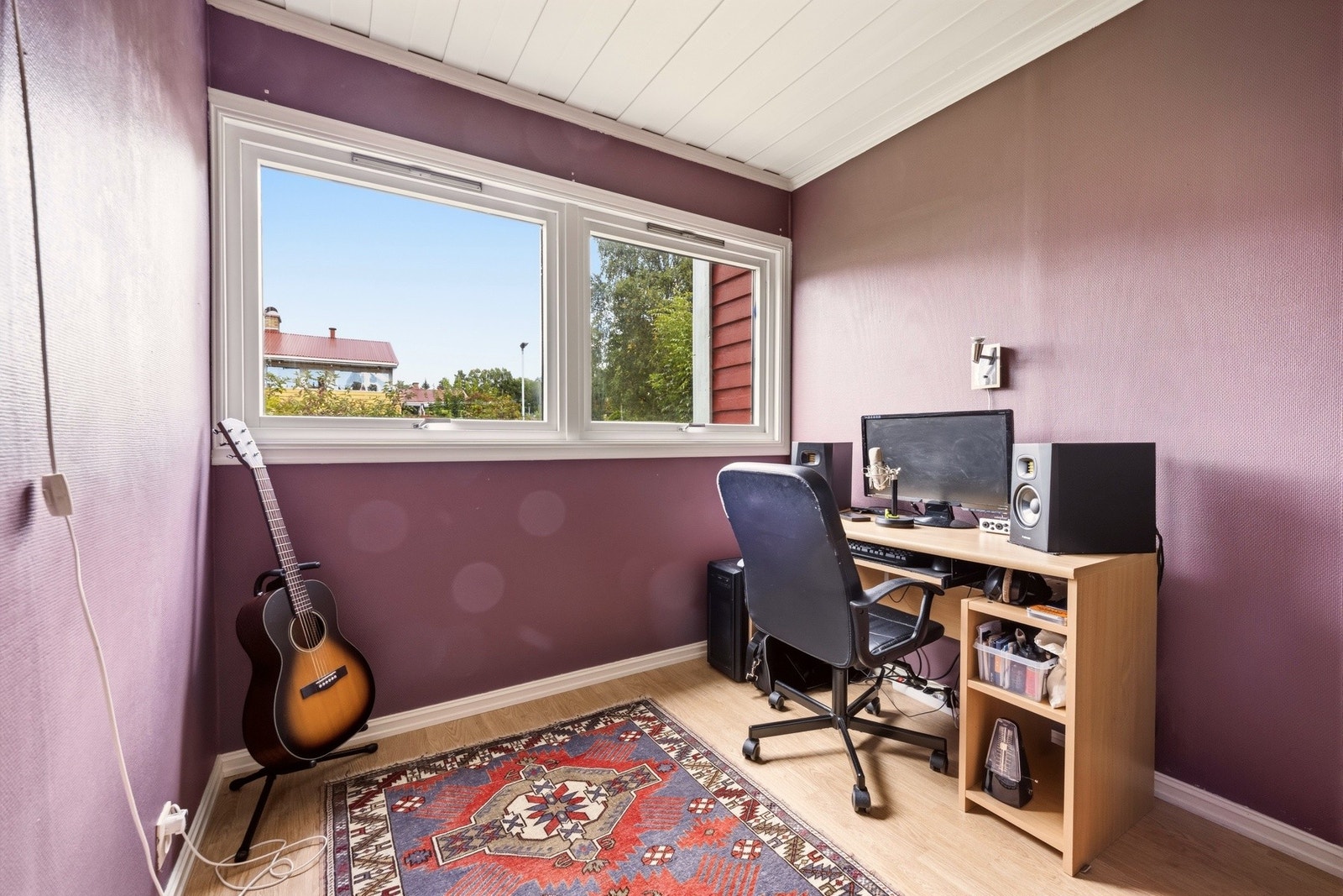 Soverommene gir fleksible bruksmuligheter og kan innredes som hovedsoverom, barnerom, gjesterom eller hjemmekontor. Galleribilde