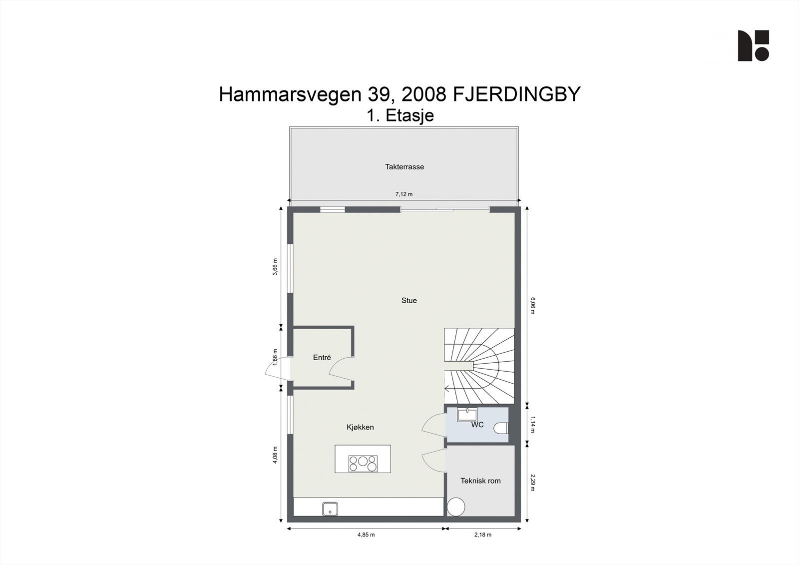 Plantegning. Galleribilde