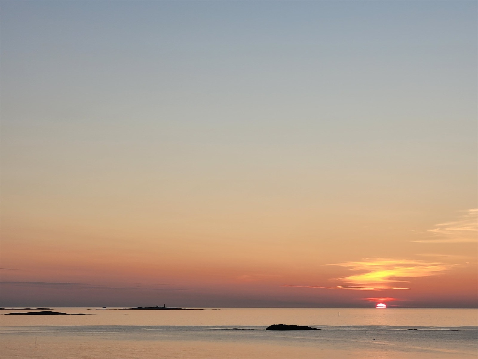 Solnedgang. Privat foto. Galleribilde
